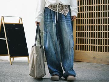 クラシックカーブデニムパンツ