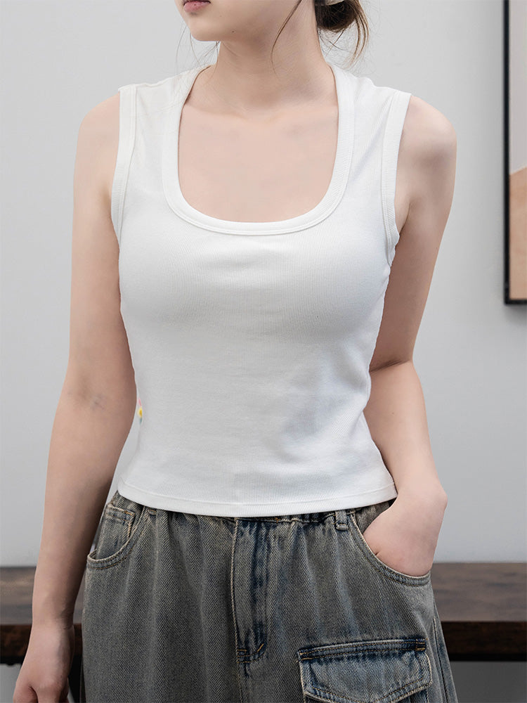 コットン100％タンクトップ