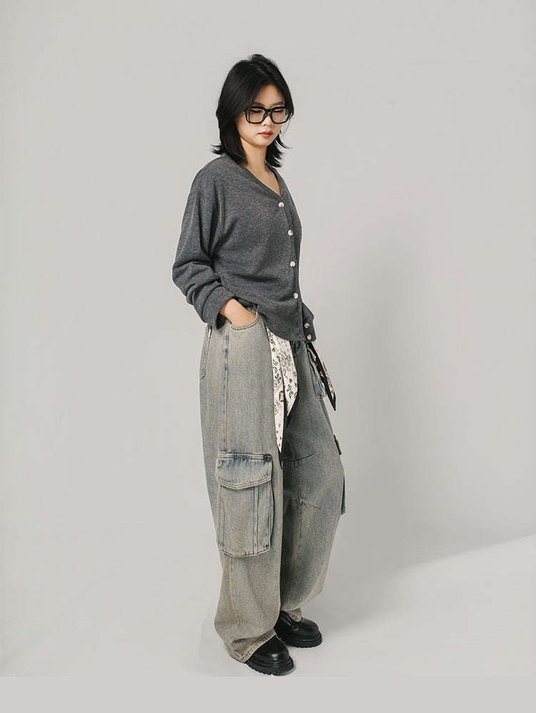 ニットカーディガン