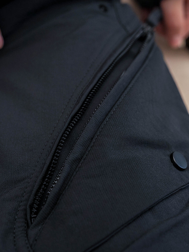 ウエストゴムワークパンツ（ブラック）