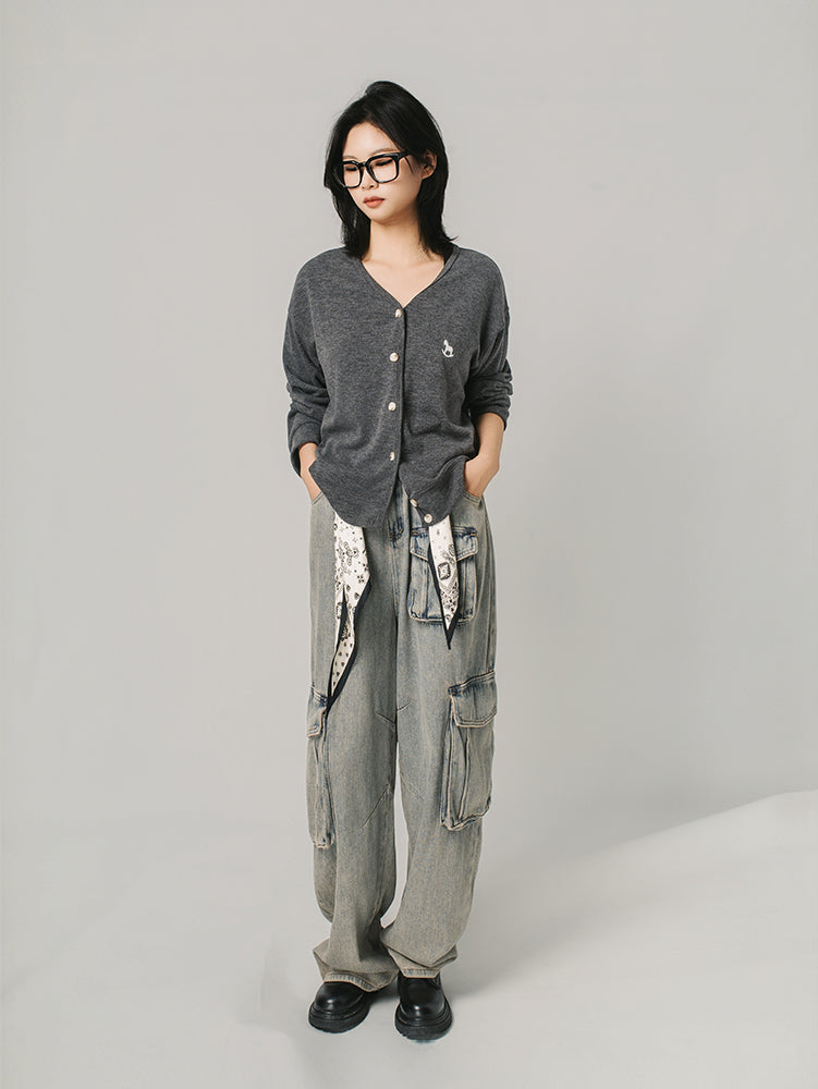 ニットカーディガン