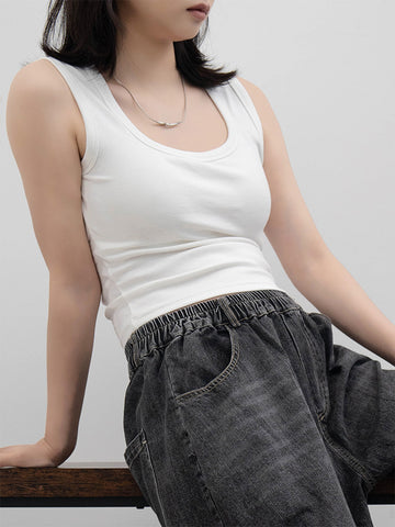 コットン100％タンクトップ