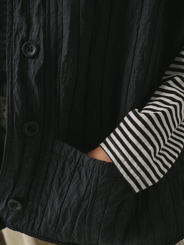 ポケット付きゆったりベスト