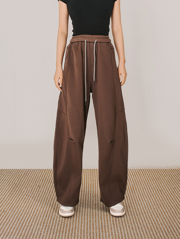 ユニセックス裏ボアカーブパンツ　