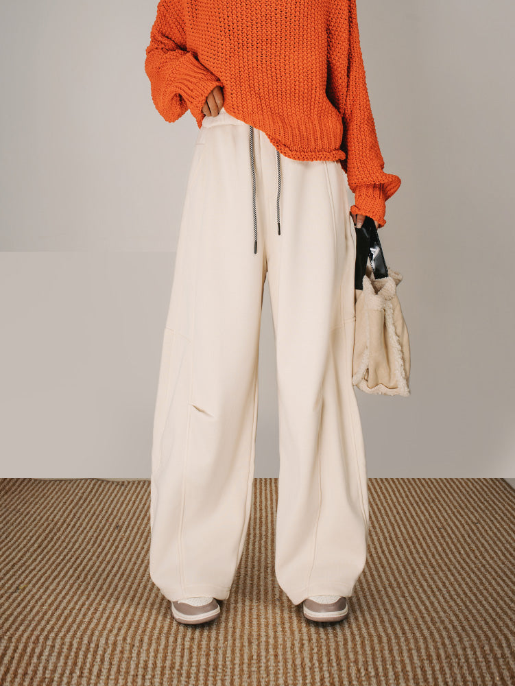 ユニセックス裏ボアカーブパンツ　