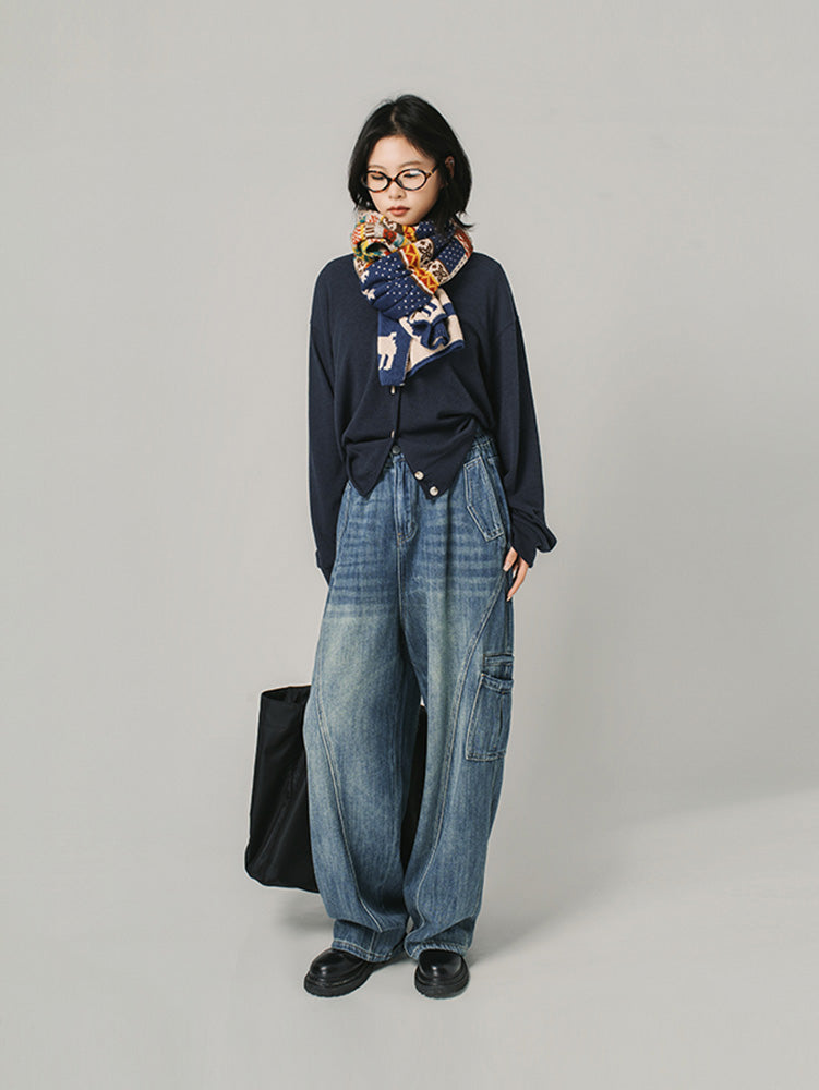 ニットカーディガン