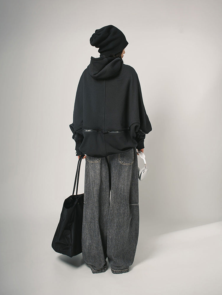 レディースワイドデニムパンツ