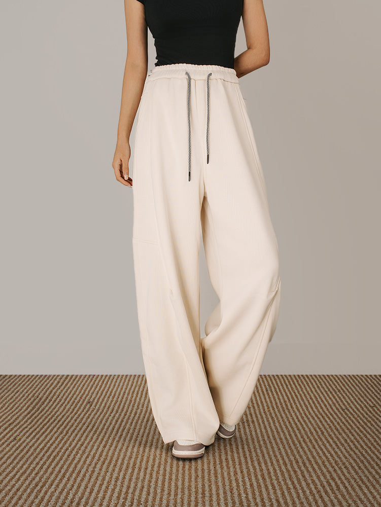 ユニセックス裏ボアカーブパンツ　