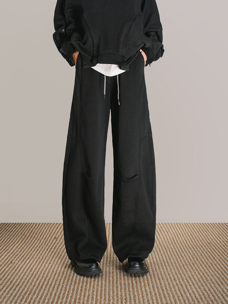 ユニセックス裏ボアカーブパンツ　