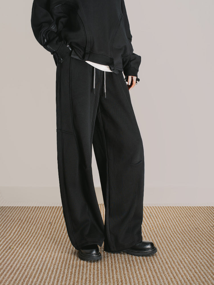 ユニセックス裏ボアカーブパンツ　