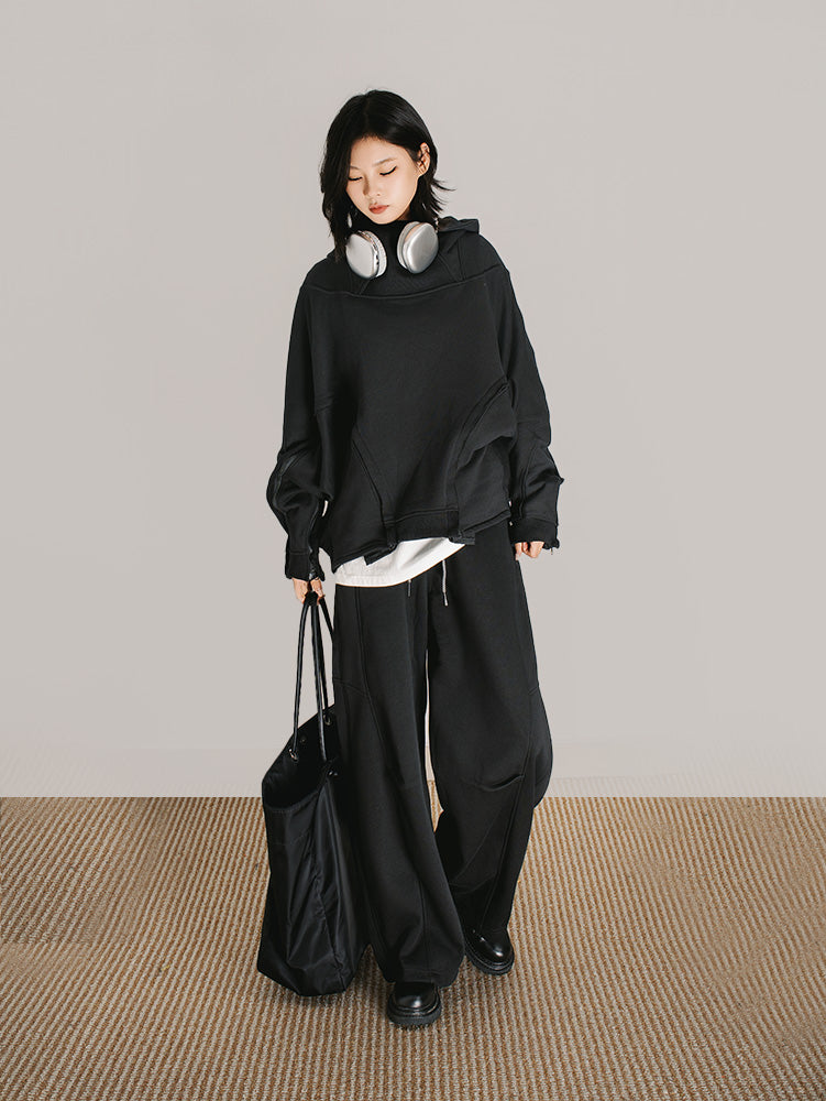 ユニセックス裏ボアカーブパンツ　