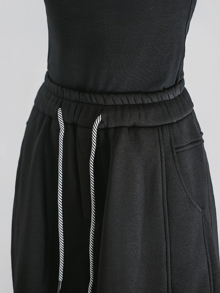 ユニセックス裏ボアカーブパンツ　