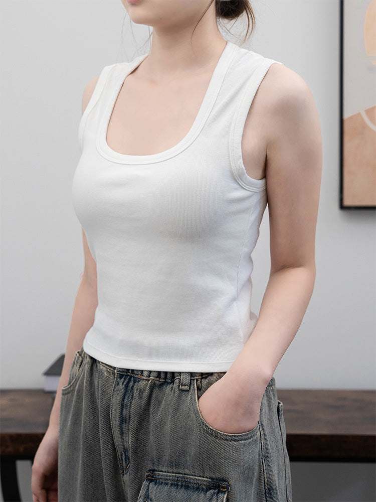 コットン100％タンクトップ