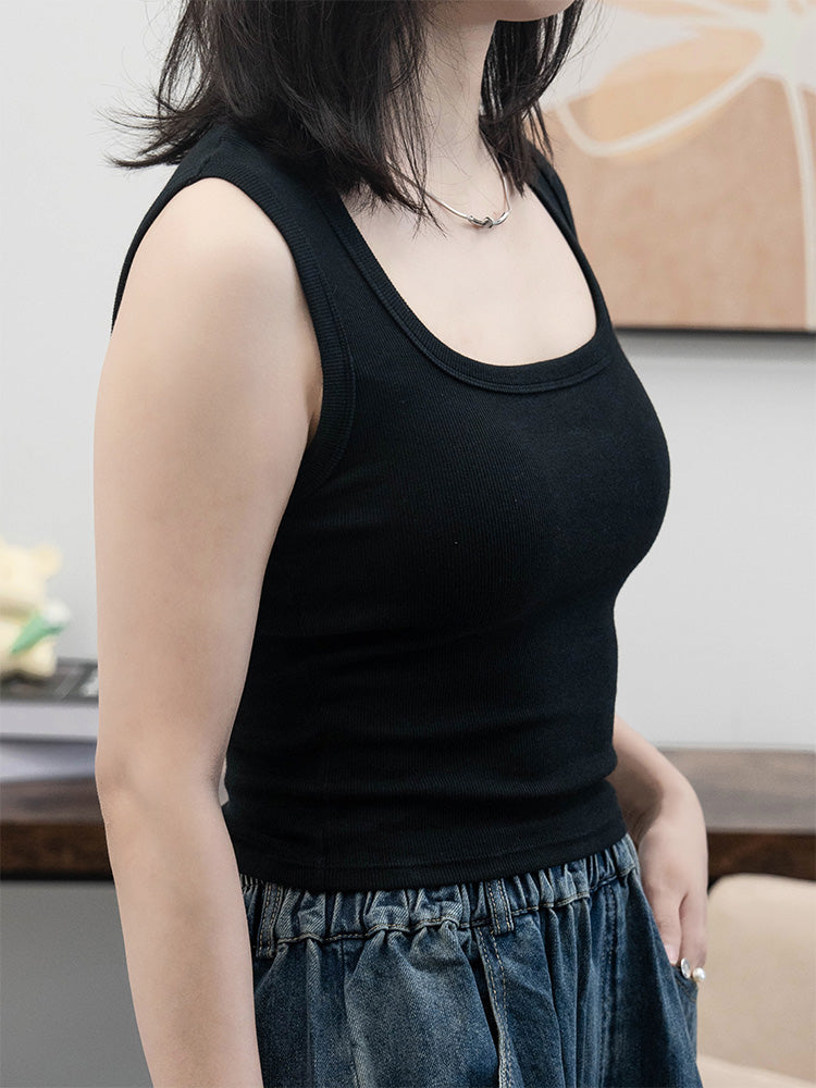 コットン100％タンクトップ