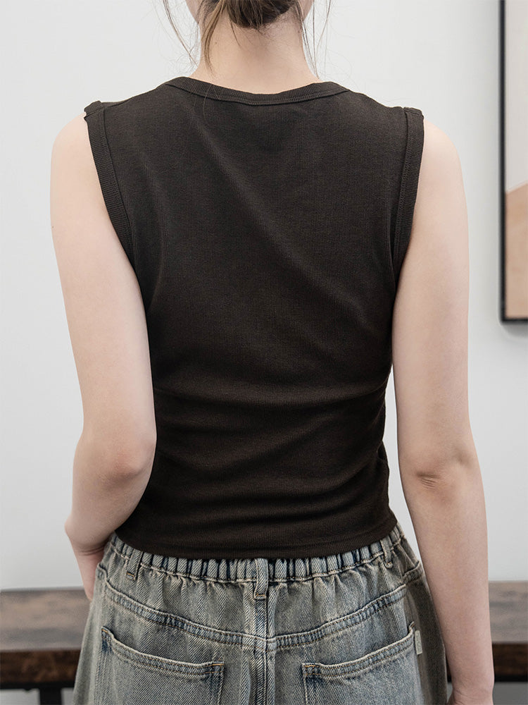 コットン100％タンクトップ