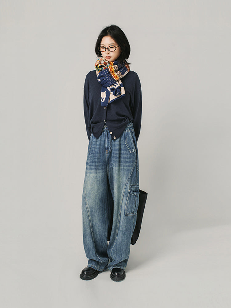 ニットカーディガン