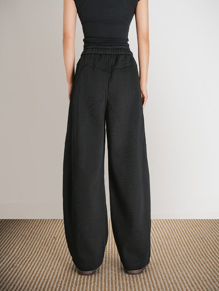 ユニセックス裏ボアカーブパンツ　