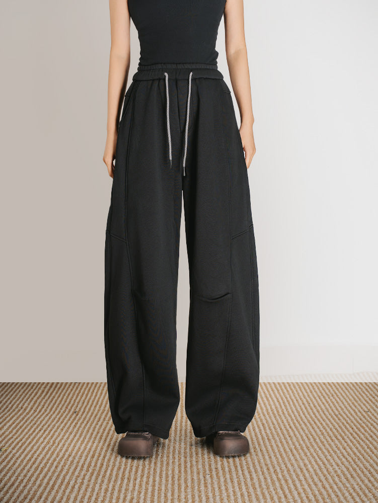 ユニセックス裏ボアカーブパンツ　