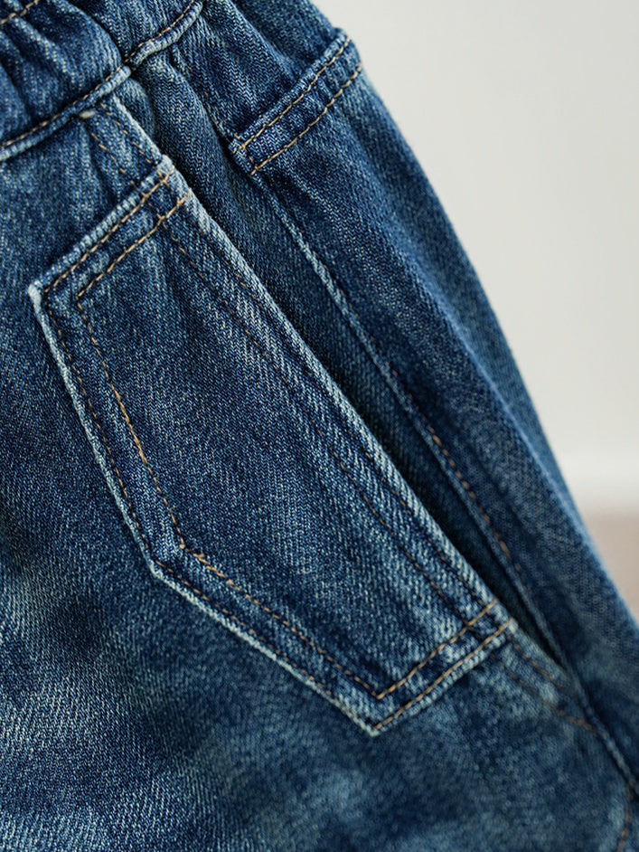 クラシックカーブデニムパンツ