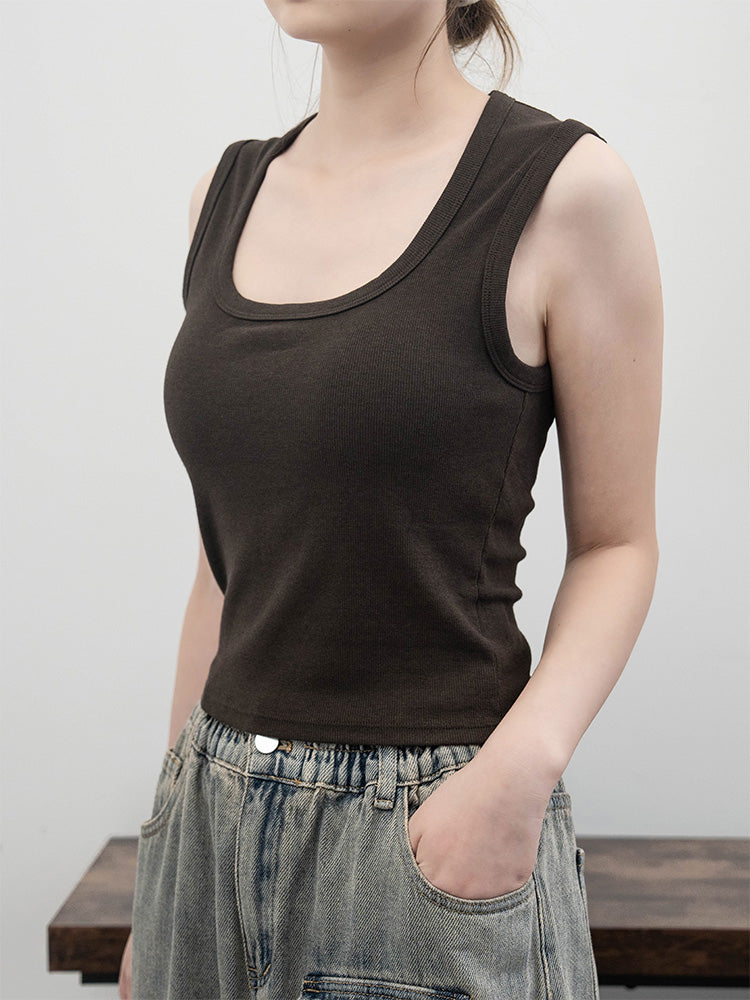コットン100％タンクトップ