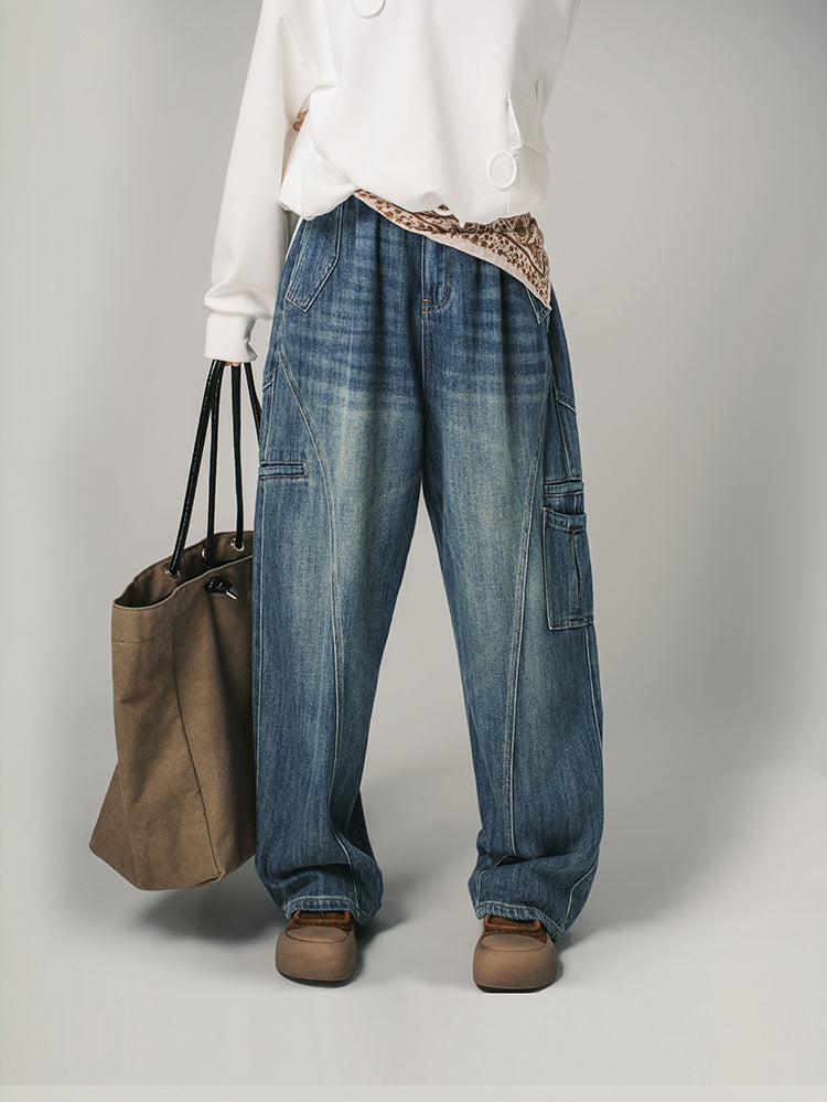 クラシックカーブデニムパンツ