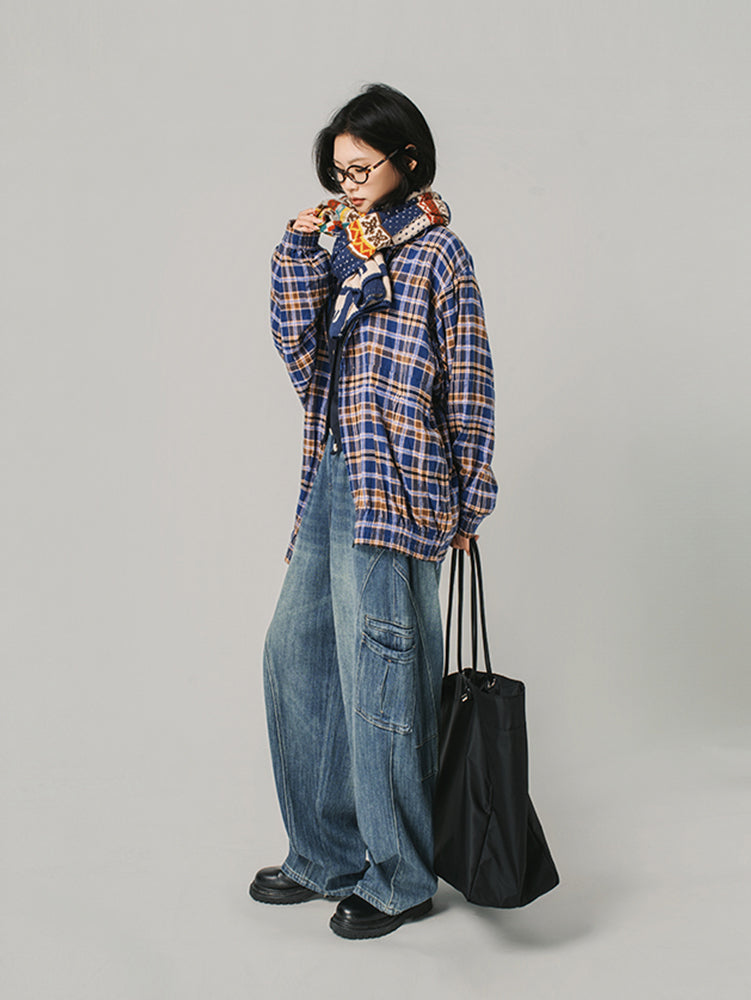 クラシックカーブデニムパンツ