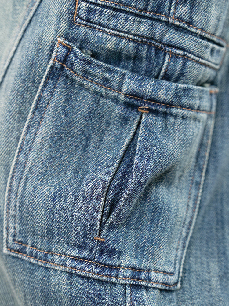 クラシックカーブデニムパンツ