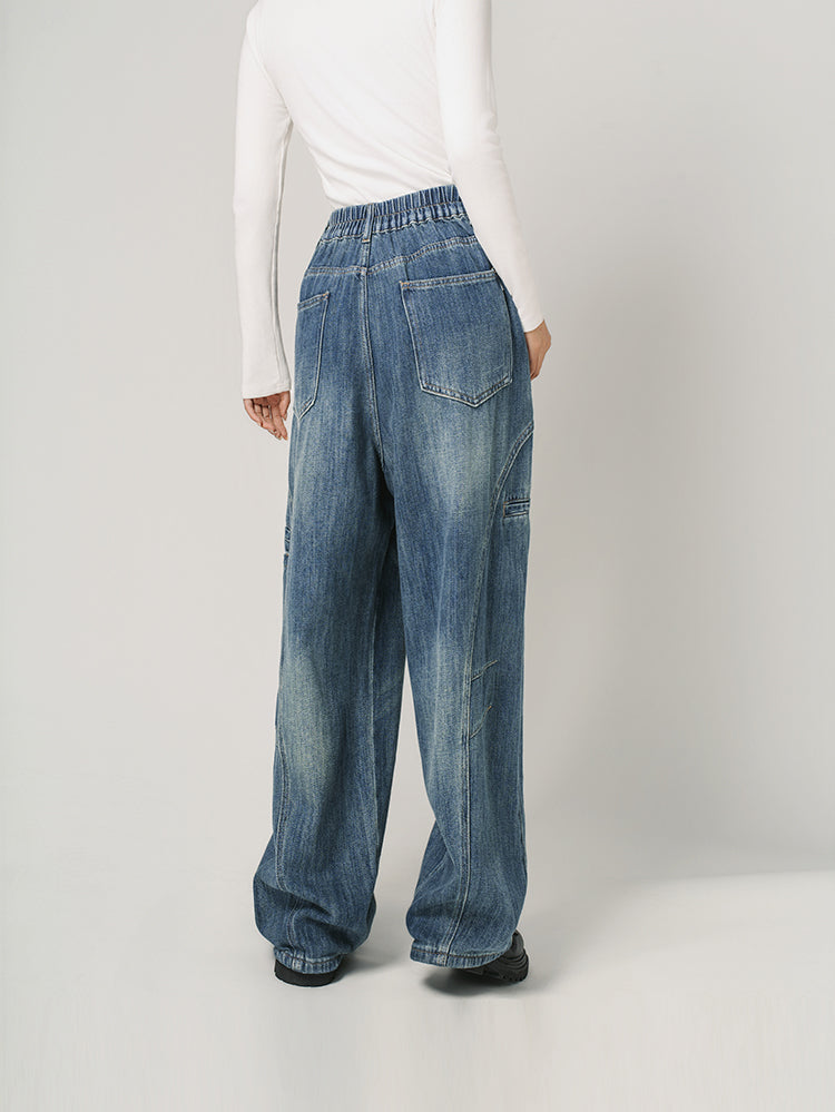 クラシックカーブデニムパンツ