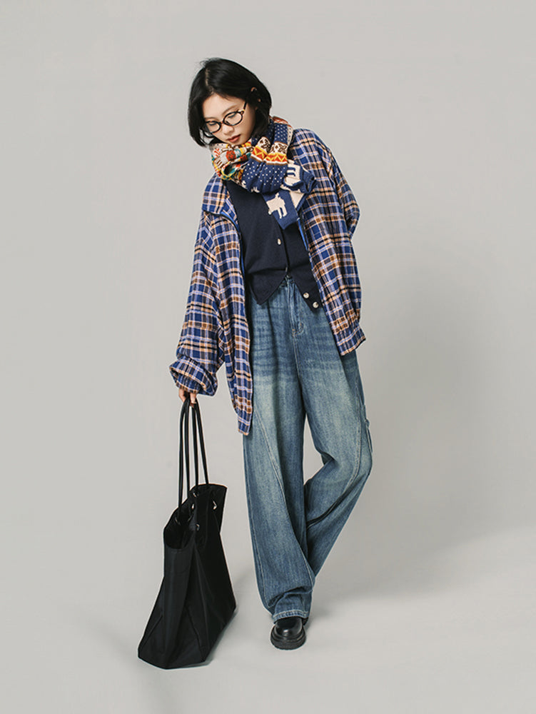 クラシックカーブデニムパンツ