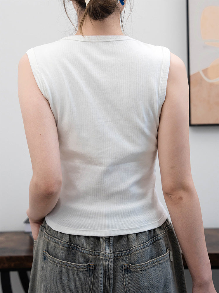 コットン100％タンクトップ