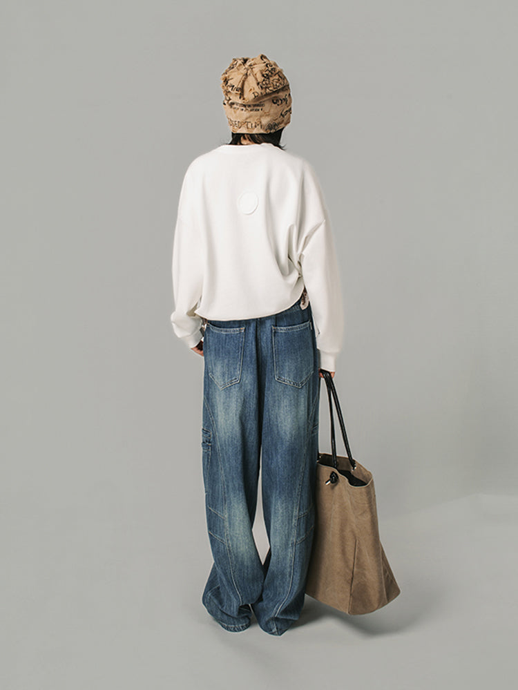 クラシックカーブデニムパンツ