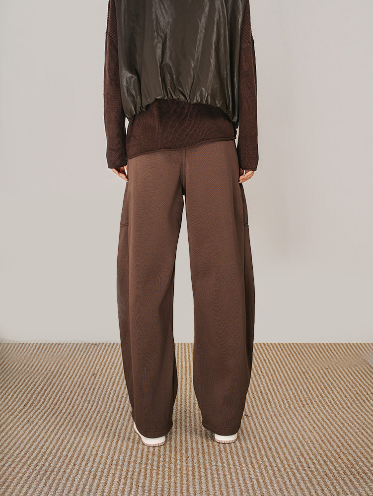 ユニセックス裏ボアカーブパンツ　