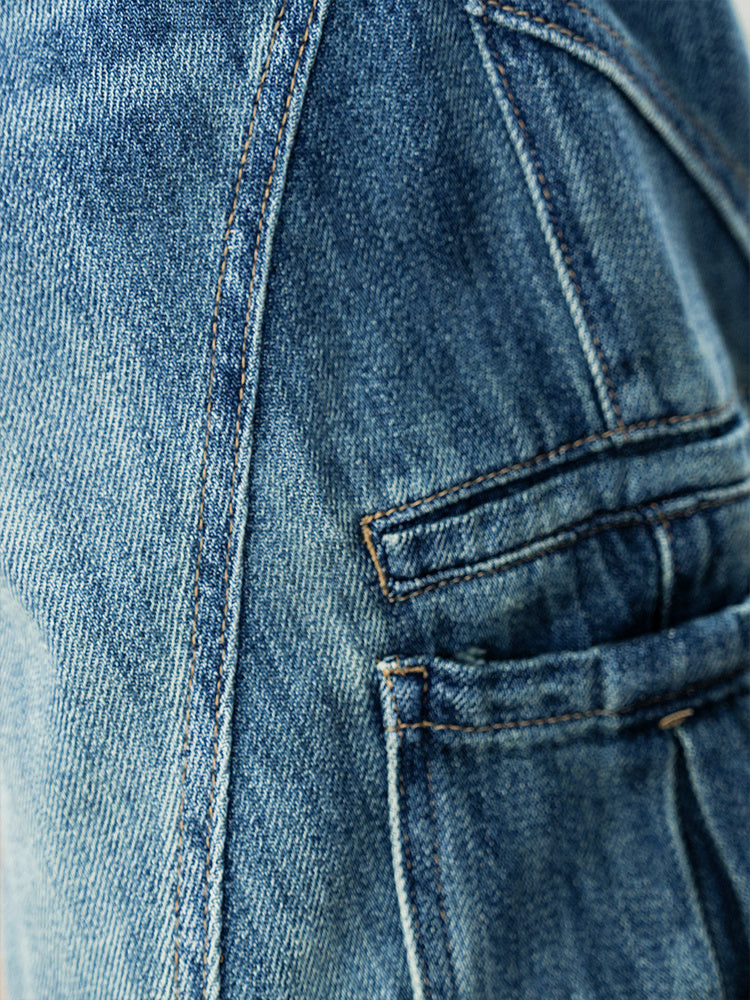 クラシックカーブデニムパンツ