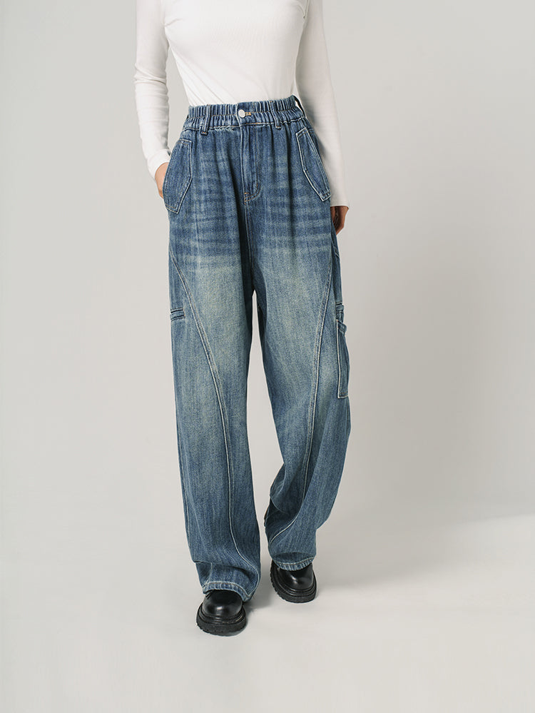 クラシックカーブデニムパンツ