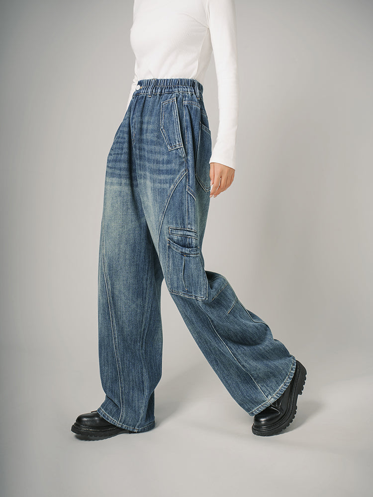 クラシックカーブデニムパンツ