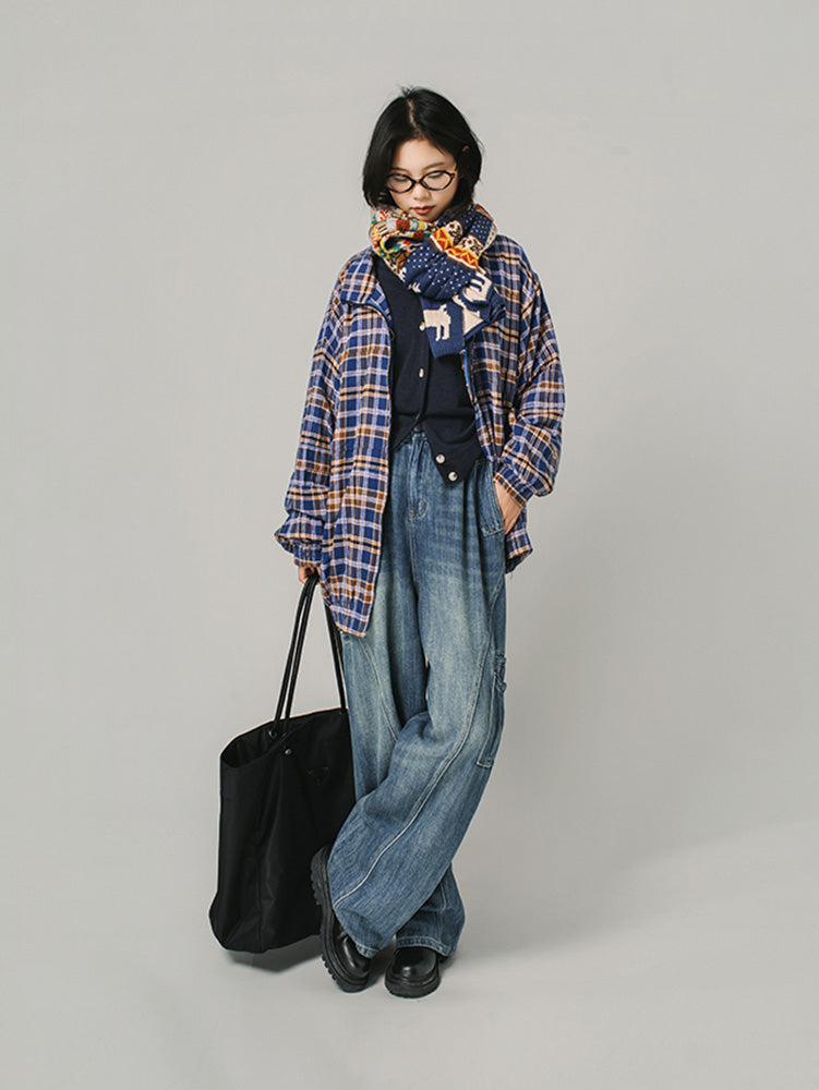 ニットカーディガン