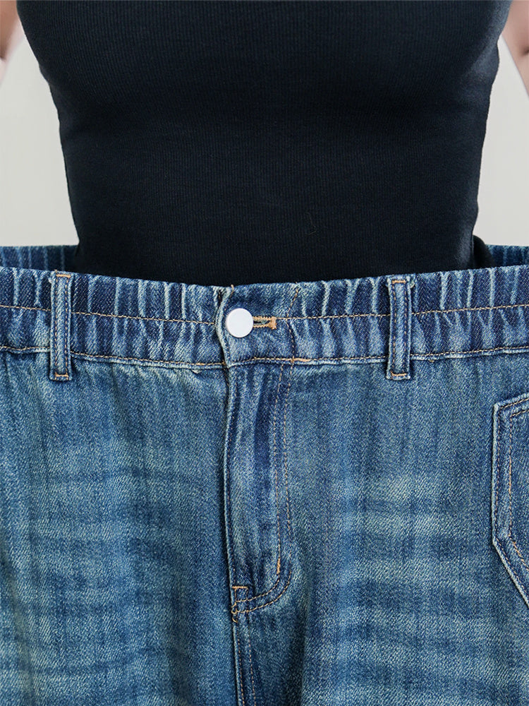 クラシックカーブデニムパンツ