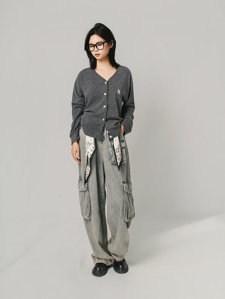 ニットカーディガン