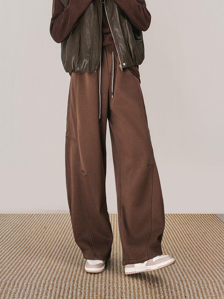 ユニセックス裏ボアカーブパンツ　