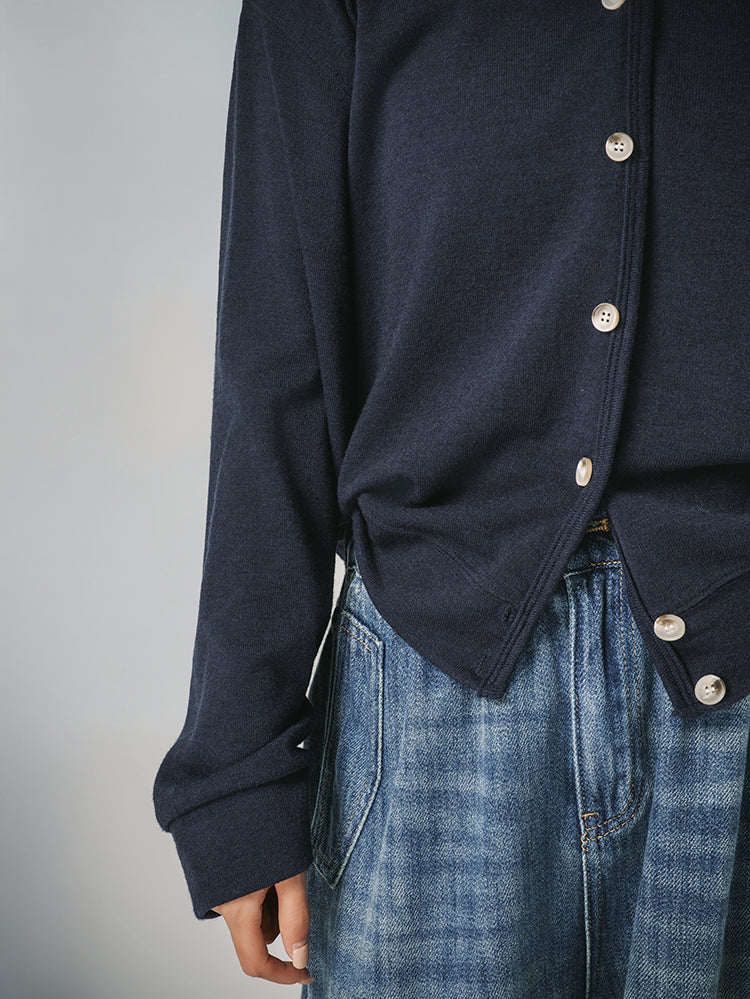 ニットカーディガン