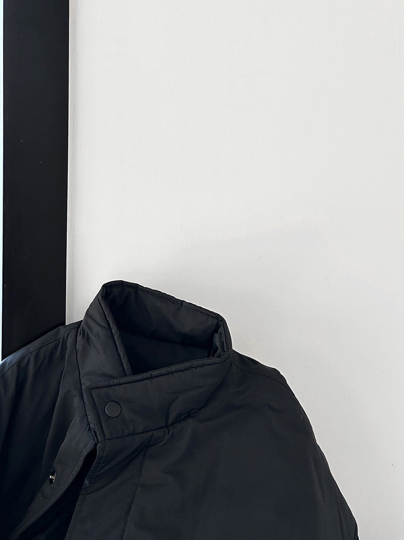 ミニマルデザイン中綿コ一ト