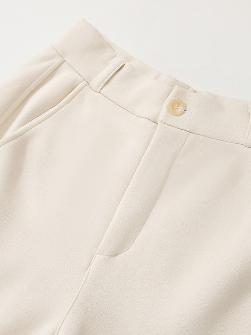 ウールワイドパンツ-qx