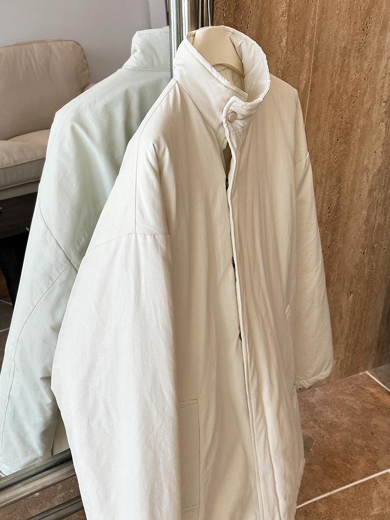 ミニマルデザイン中綿コ一ト